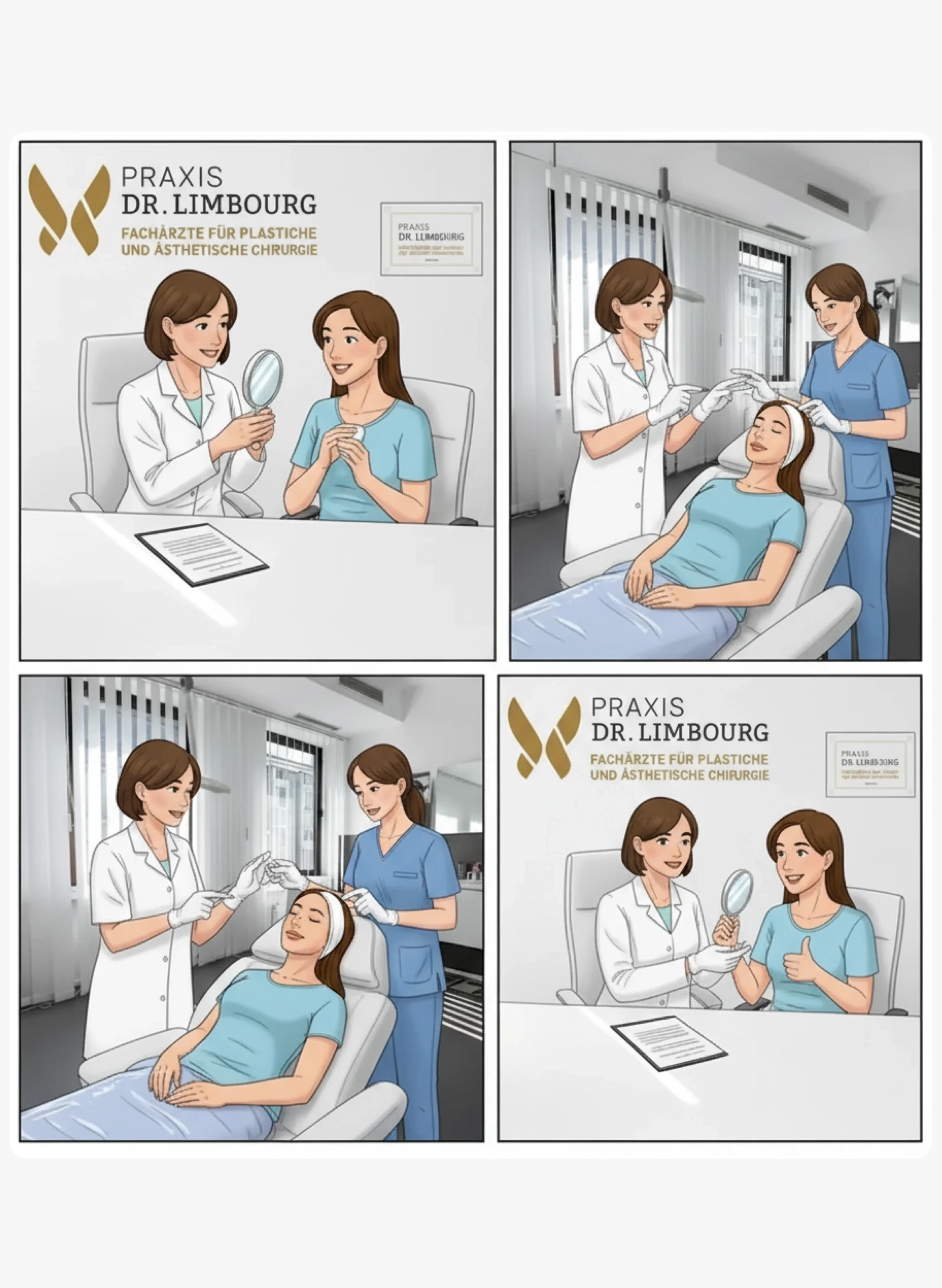 Botox treatment comic